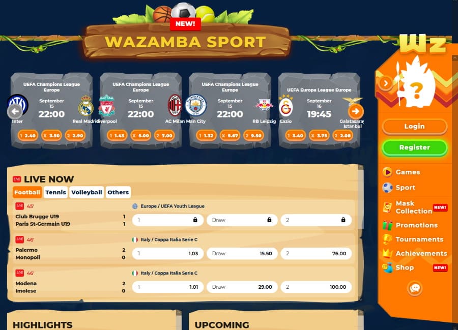 wazamba-casino-sports